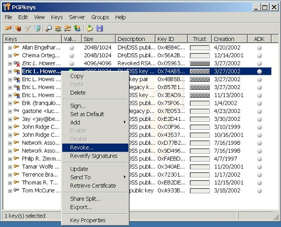 PGPkeys: Revoke...